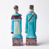 Two Chinese 19th century famille-verte figural ornaments - 3