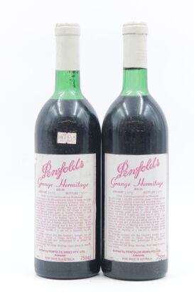 (2) 1976 Penfolds Grange Bin 95, South Australia [JR18][RP100]