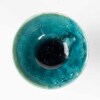 A Chinese peacock blue glazed blue and white ' floral' goblet (Ming Chenghua year Mark) - 3