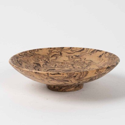 A Chinese small marbled dish