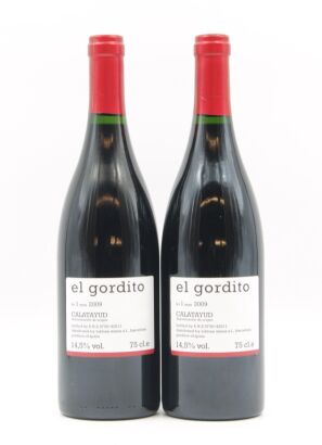 *(2) 2009 El Gordito Garnacha Shiraz, Spain