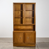 A Mid Century China Cabinet With Doors