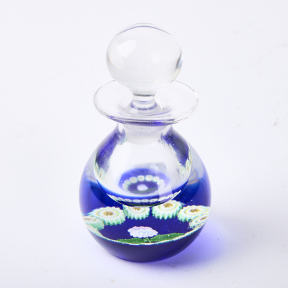 A Caithness Glass Thistle Perfume Bottle