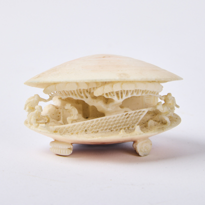 A Carved Clam Shell