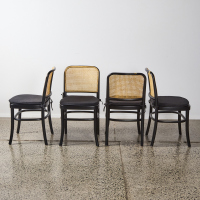 A Set Of Four Thonet Style Chairs