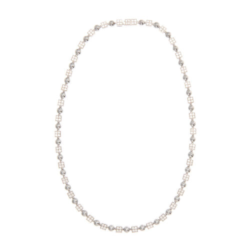 18ct White Gold Bvlgari Diamond Necklace