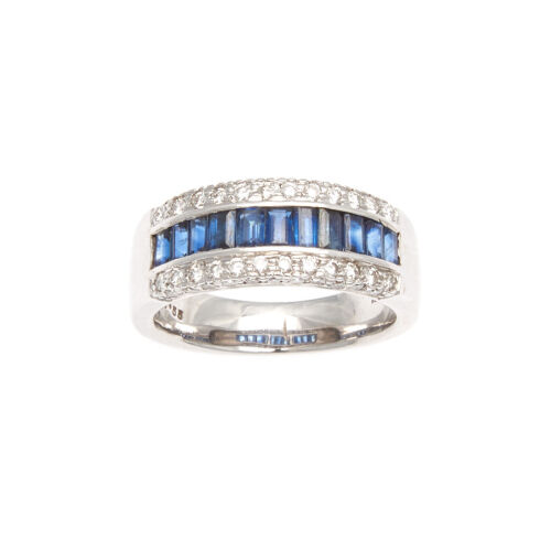 18ct Sapphire and Diamond Ring