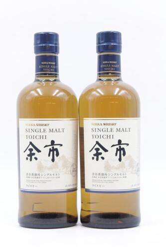 (2) Nikka Yoichi Single Malt Japanese Whisky, Hokkaido