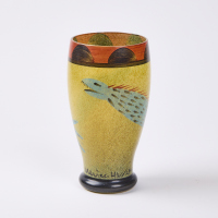 A Hand Painted Nevada Series Kosta Boda Vase