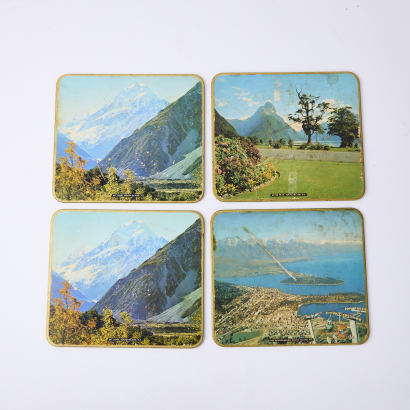 A Collection Of Four Vintage New Zealand Placemats