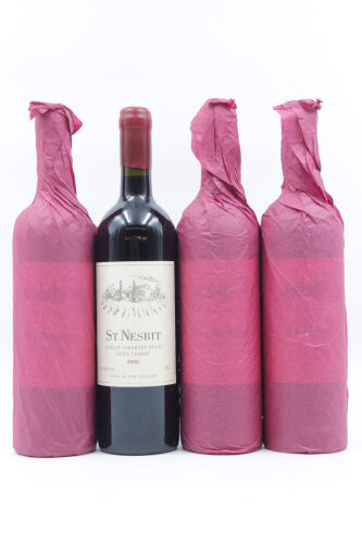 (4) 2008 St Nesbit Merlot Cabernet Franc Petit Verdot, Karaka