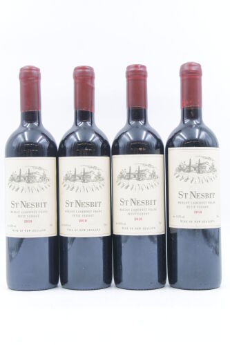 (4) 2010 St Nesbit Merlot Cabernet Franc Petit Verdot, Karaka