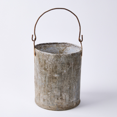 An Antique Metal Bucket