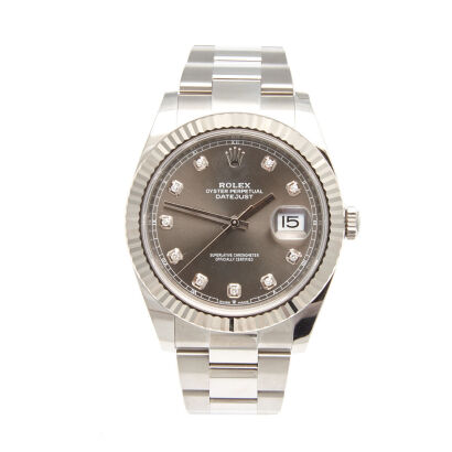 Rolex Diamond Datejust Wristwatch