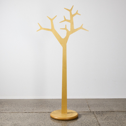 A Custom Made Wooden Tree Coat Stand