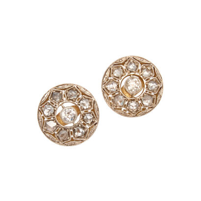 18ct Edwardian Diamond Earrings