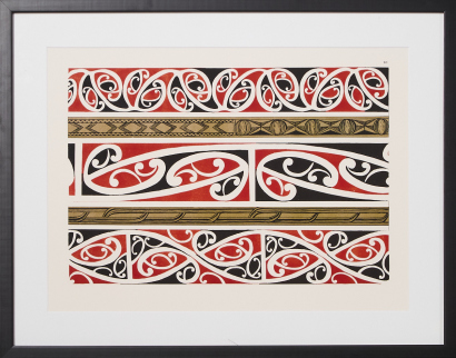 J.H. MENZIES Maori Patterns Number16 Print