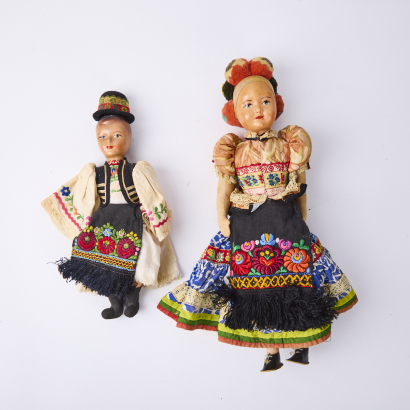 A Pair of South American Dolls