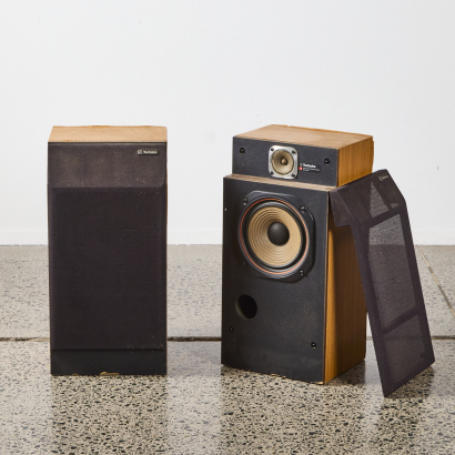 A Pair Of Vintage Technics Speakers Model: SP-4000