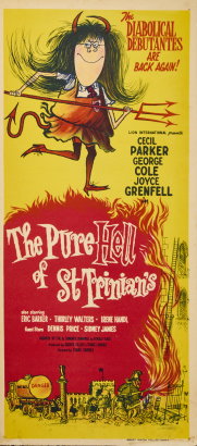 An Original 'The Pure Hell Of St Trinians' Movie Advertisement