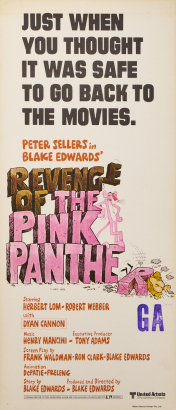 An Original 'Revenge Of The Pink Panther' Movie Advertisement