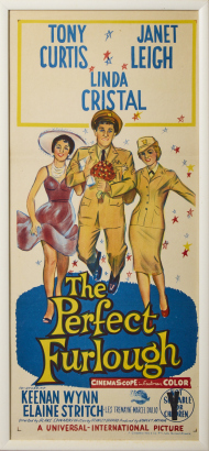 An Original Framed 'The Perfect Furlough' Movie Advertisement