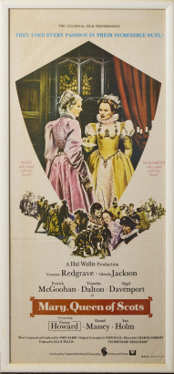 An Original Framed 'Mary, Queen Of Scotts' Movie Advertisement