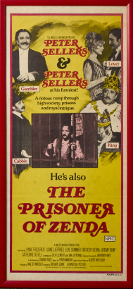 An Original Framed 'The Prisoner Of Zenda' Movie Advertisement