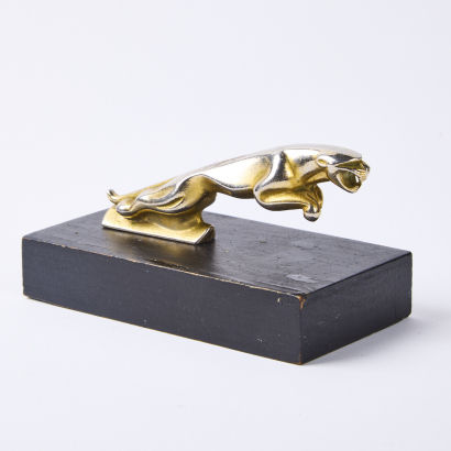 A Jaguar Hood Ornament Paperweight