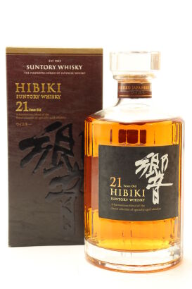 (1) Hibiki 21 Year Old Blended Japanese Whisky, 43% ABV