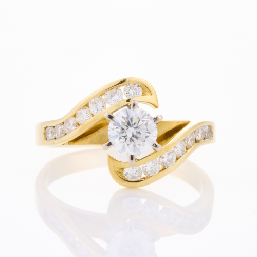 18ct Yellow Gold, Traditional, 1.13ct Diamond Ring