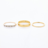 18ct/15ct/9ct Yellow Gold, Plain Band Collection (3 x rings)