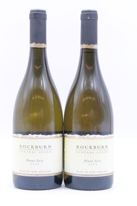 (2) 2002 Rockburn Pinot Gris, Central Otago