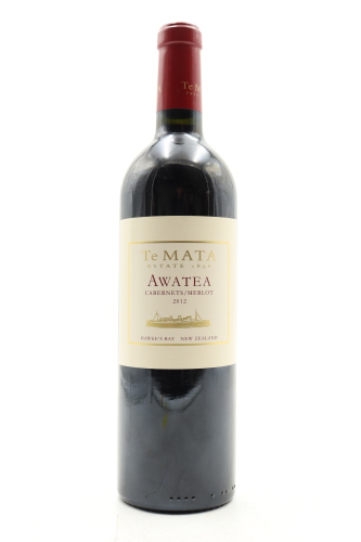 (1) 2012 Te Mata Awatea Cabernets Merlot, Hawke's Bay