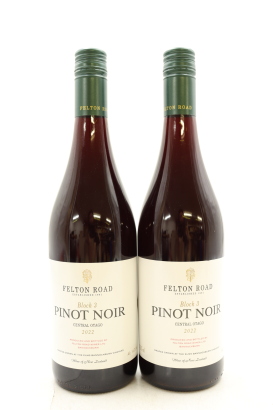 (2) 2022 Felton Road Block 3 Pinot Noir, Bannockburn