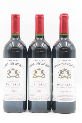 (3) 1996 Chateau Grand-Puy Ducasse, Pauillac