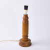 A Mid Century Turned Wood Lamp Base