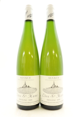 (2) 2008 F E Trimbach Riesling Clos Sainte Hune, Alsace [JR18] [WS95]