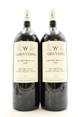 (2) 1996 Yarra Yering Dry Red No. 1, Yarra Valley, 1500ml