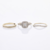 14ct / 9ct Yellow Gold, Collection of Three Diamond Rings /TDW .92cts - 2