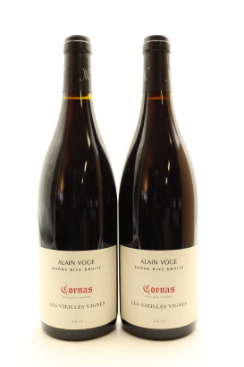 (2) 2015 Domaine Alain Voge Cornas Les Vieilles Vignes, Rhone [JR17.5] [RP95] [WE95] [WS96]