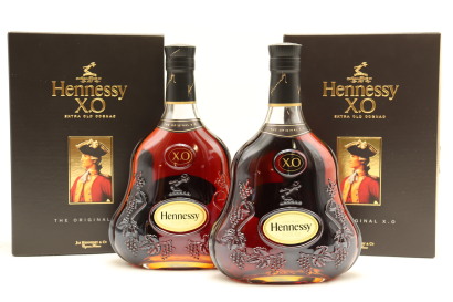 (2) Hennessy XO, Cognac, 40% ABV (GB)