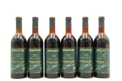 (6) 1976 St Hallett's Shiraz - Cabernet, Barossa Valley (US)