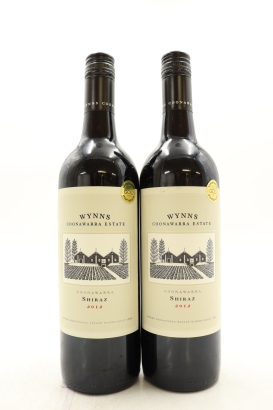 (2) 2012 Wynns Coonawarra Estate Shiraz, Coonawarra