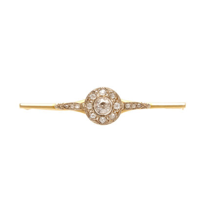 18ct Edwardian Diamond Brooch