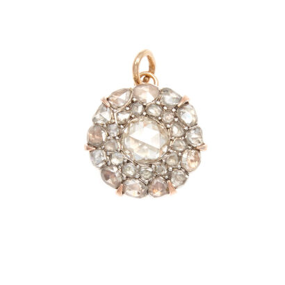 12ct Antique Diamond Pendant