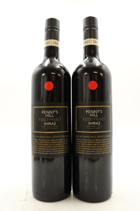 (2) 2010 Penny's Hill Footprint Shiraz, McLaren Vale [JR16.5]