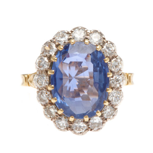 18ct Sapphire and Diamond Ring