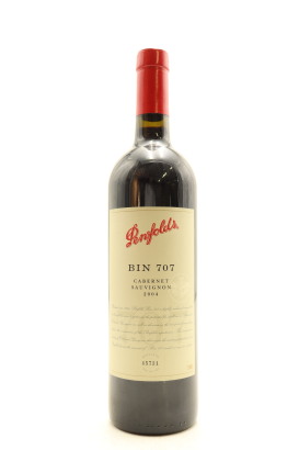 (1) 2004 Penfolds Bin 707 Cabernet Sauvignon, South Australia [JR17.5] [RP95] [JO97]