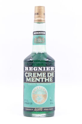 (1) Regnier Creme de Menthe produced by Cointreau c1980s